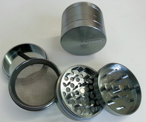 CANNATONIK ANODIZED ALUMINIUM GRINDER 40MM GREY