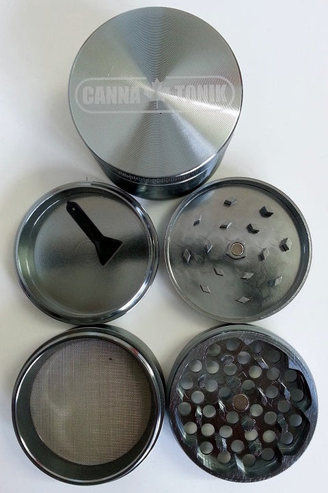 CANNATONIK ANODIZED ALUMINIUM GRINDER 40MM GREY