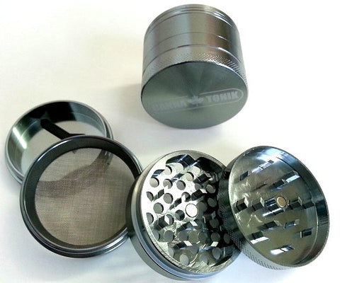 CANNATONIK  ANODIZED ALUMINIUM GRINDER 63 MM GREY