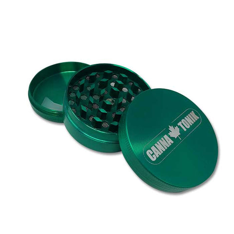 CANNATONIK GREEN ALUMINIUM GRINDER 3 STAGE 56MM