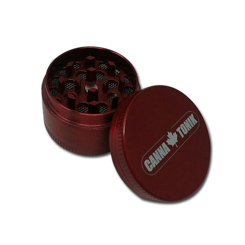 RED ALUMINIUM GRINDER 3 STAGE 30MM