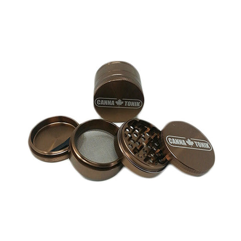 CANNATONIK ANODIZED ALUMINIUM GRINDER 40MM BRONZE